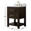 Keri 24'' Single Bathroom Vanity with Top-641338066