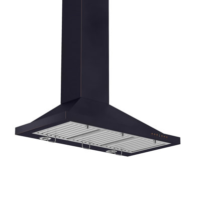 ZLINE 36" Designer Series Fingerprint Resistant Stainless Steel Convertible Vent Wall Mount Range Hood (8KBS-36)