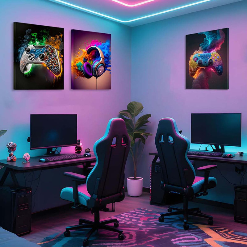 3 Piece Wrapped Canvas Print