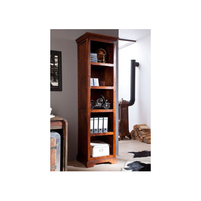 Oxford 195 cm H x 54 cm W Solid Wood Standard Bookcase