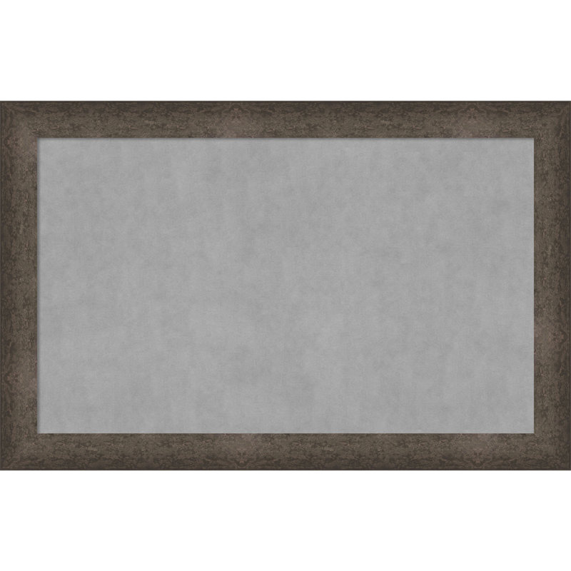 Tableau magnétique encadré bronze tacheté clair, H 29 po x l 45 po