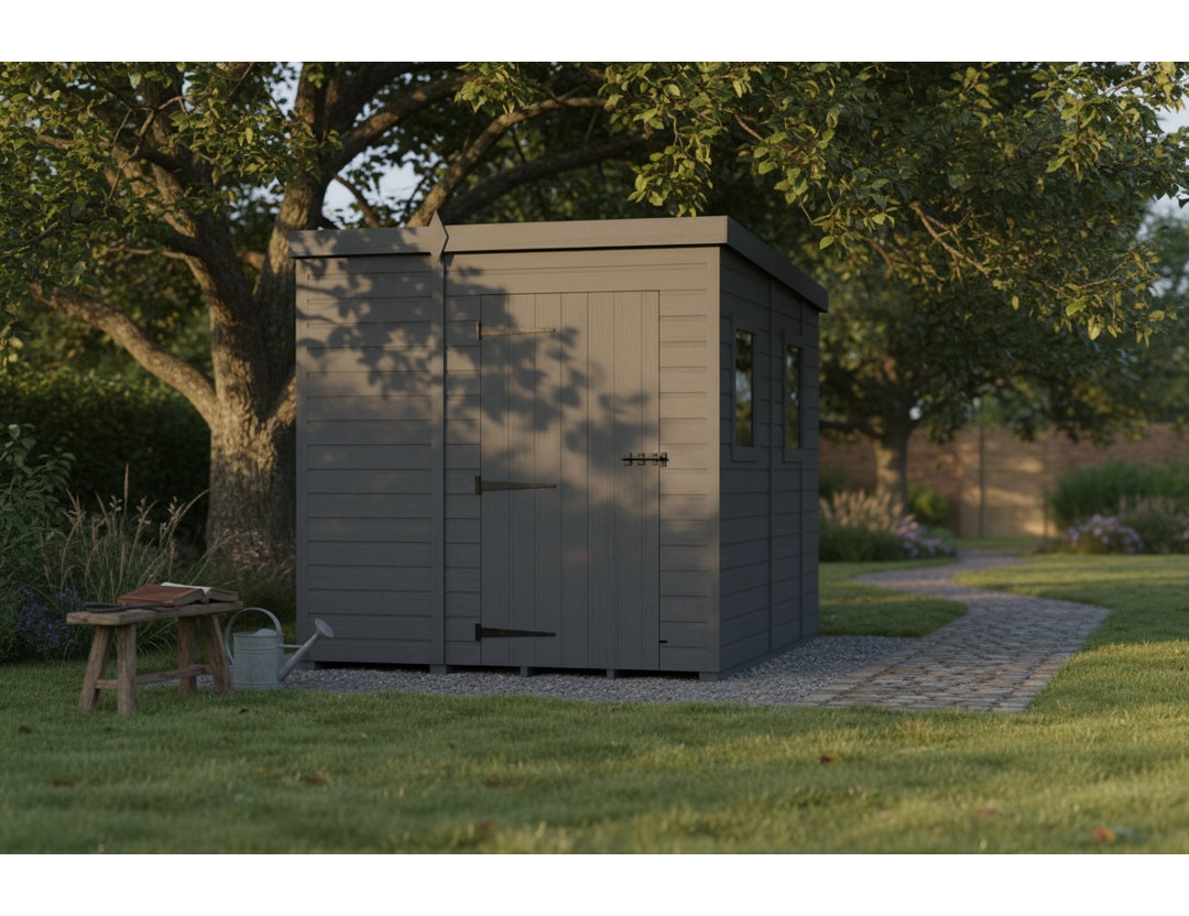7x10 Pent Composite Shed