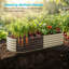Jardinière surélevée galvanisée 8x4 Ft-972918303