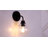 Daulton Iron/Seeded Glass Cottage Rustic LED Vanity Light-1588011387-1531401945