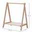 Organisateur de vêtements pliable en bois pour enfants avec bac de rangement Oxford