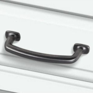 Belcastel I Bar Pull, 6 5/16", Gun Metal