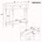 Narrow Console Table with Curved Corner-326888005