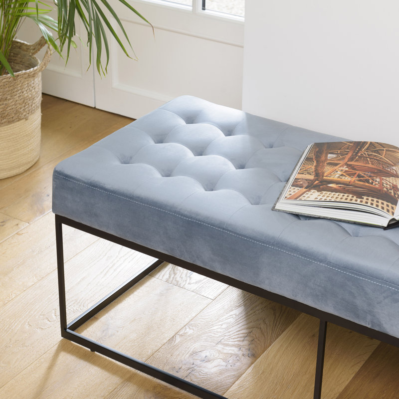 Figgers Velvet Upholstered Bench