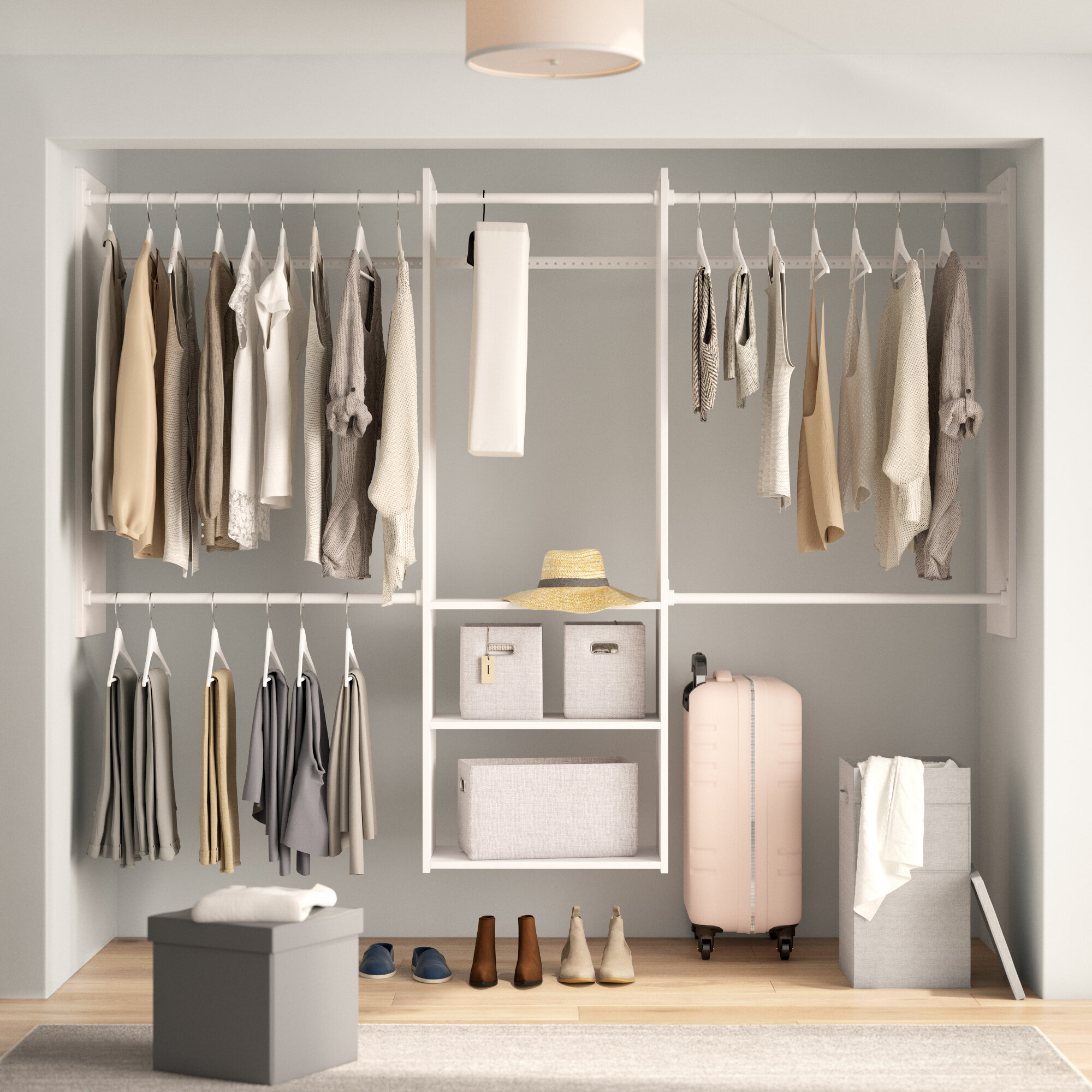Grid 30'' Closet System (Can Be Cut To Fit)
