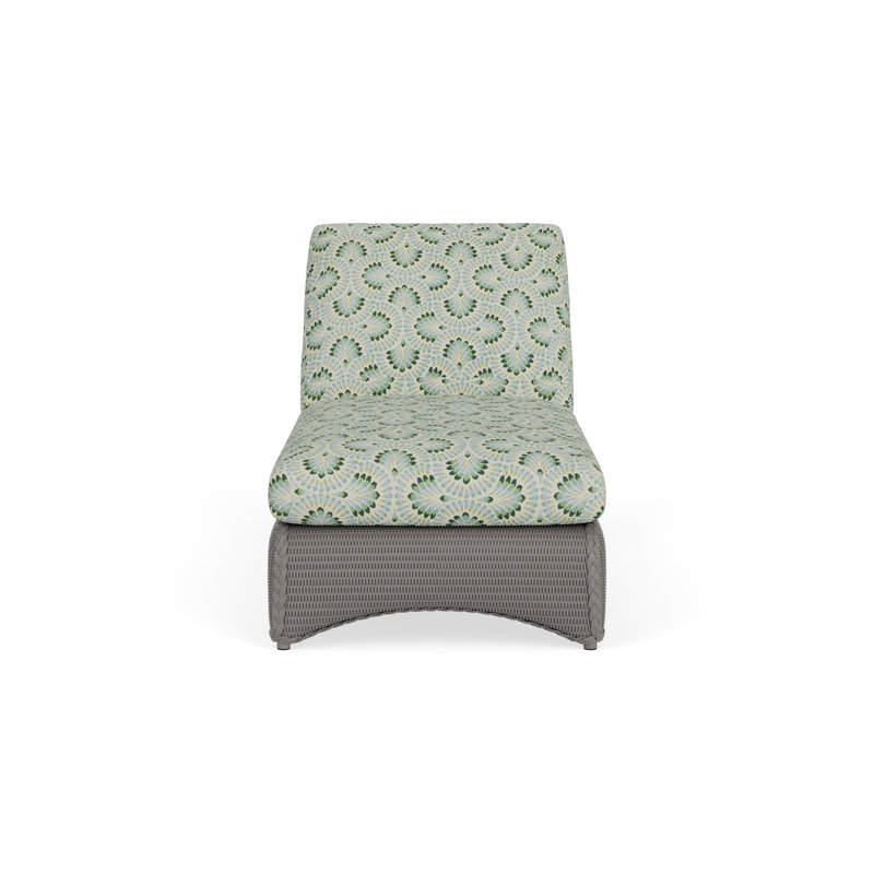 Loom Outdoor Chaise Lounge, Plume Spring, Hickory