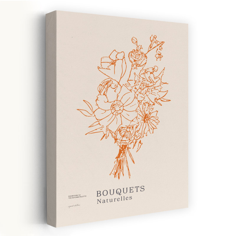 Bouquets de fleurs abstraites et audacieuses, H 36 po x l 24 po