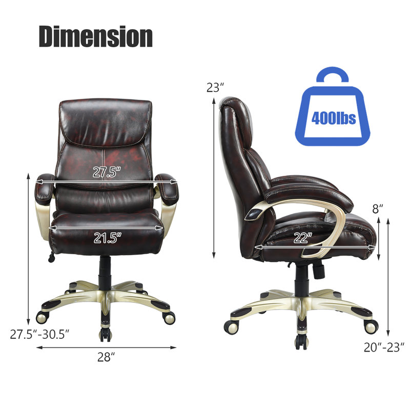 Fauteuil de direction, Brun