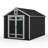 Greenbriar 8 ft. W x 10 ft. D Wood Storage Shed With Floor-113449472