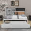 Lit de jour avec tablettes, tableau noir, tableau de liège, USB et lit gigogne-985569607