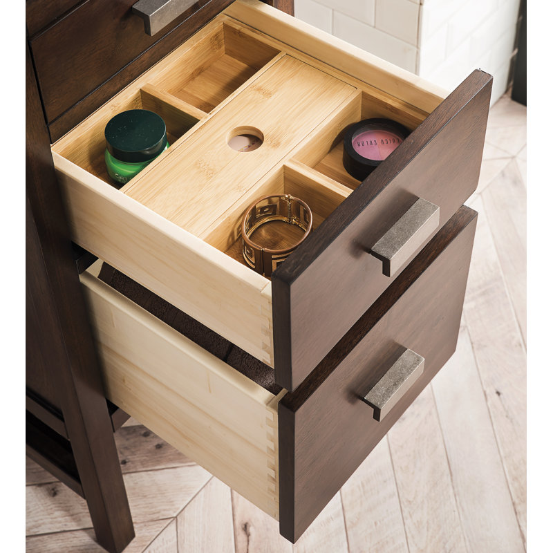 Addison 15" W Bathroom Cabinet, Mid-Century Acacia