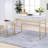 1-Drawer Side Table White Coffee Table Modern Coffee Table