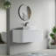 Meuble-lavabo simple 46 po avec plateau en marbre Vireo-443079728-443079730