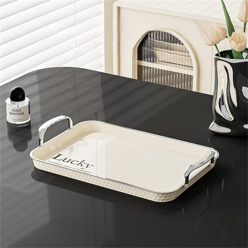 Plateau en plastique Jomtien, H 1,02 po x l 9,88 po x P 14,17 po