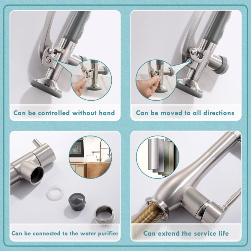 XWSI Pull Down Touch Kitchen Faucet