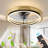 19.68'' 20W LED Ceiling Fan with Lights and Remote Control, Dimmable Brightness and Color Temperatures