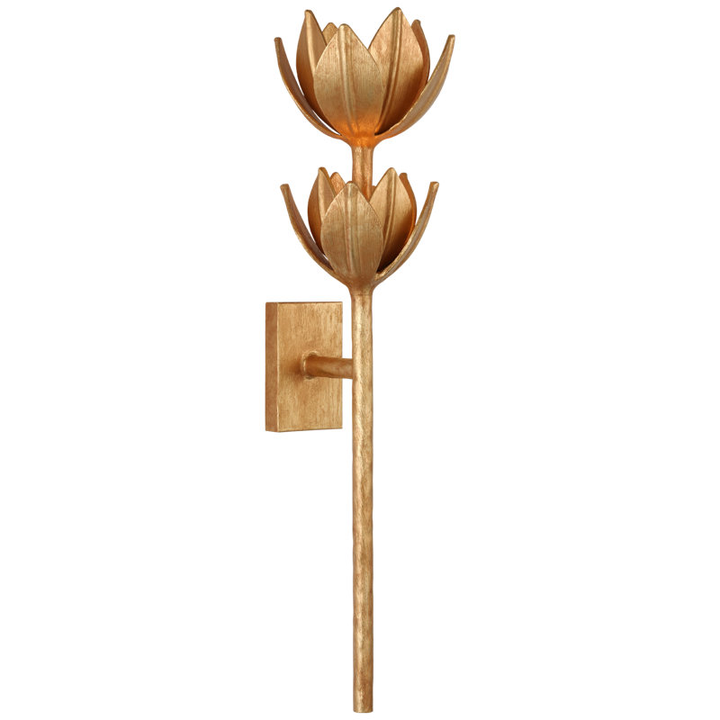 Alberto 2 - Light LED Wallchiere, Antique Gold Leaf
