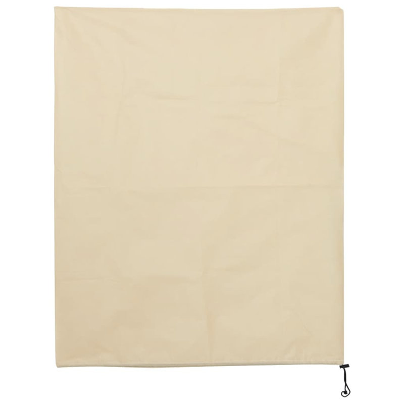 Housse en molleton pour plante vidaXL, Beige, H 39,4 po x l 31,5 po