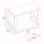 Bureau 120, quatre pieds