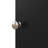 Small Black Bathroom Buffet , Toilet Paper Holder With Doors And Shelves, Modern Country Cabinetry Unit, Floor Cabinet For Paper,