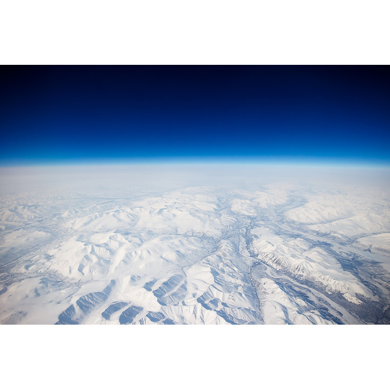 Verkhoyansk Mountain Range by Jens_Lambert_Photography - Wrapped Canvas Print, 30cm H x 46cm W