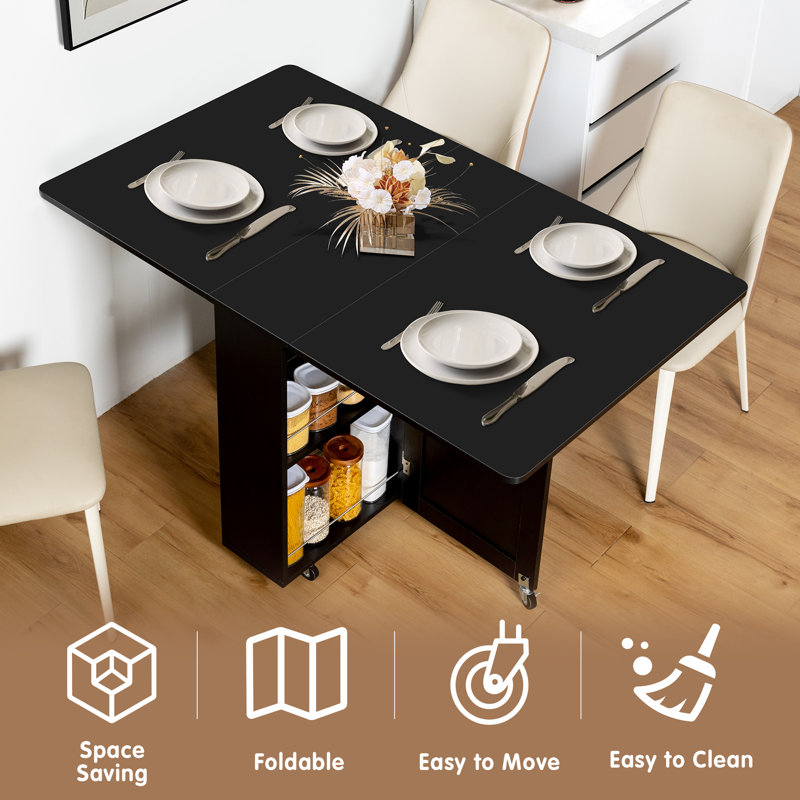 Dining Table, Black, Black