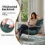 Fauteuil d'appoint Chaises de salon Comfy, fauteuil de lecture pour chambre à coucher, fauteuil rembourré, fauteuil de style Mid-Century, fauteuil d'appoint, fauteuil en tissu, fauteuil d'appoint