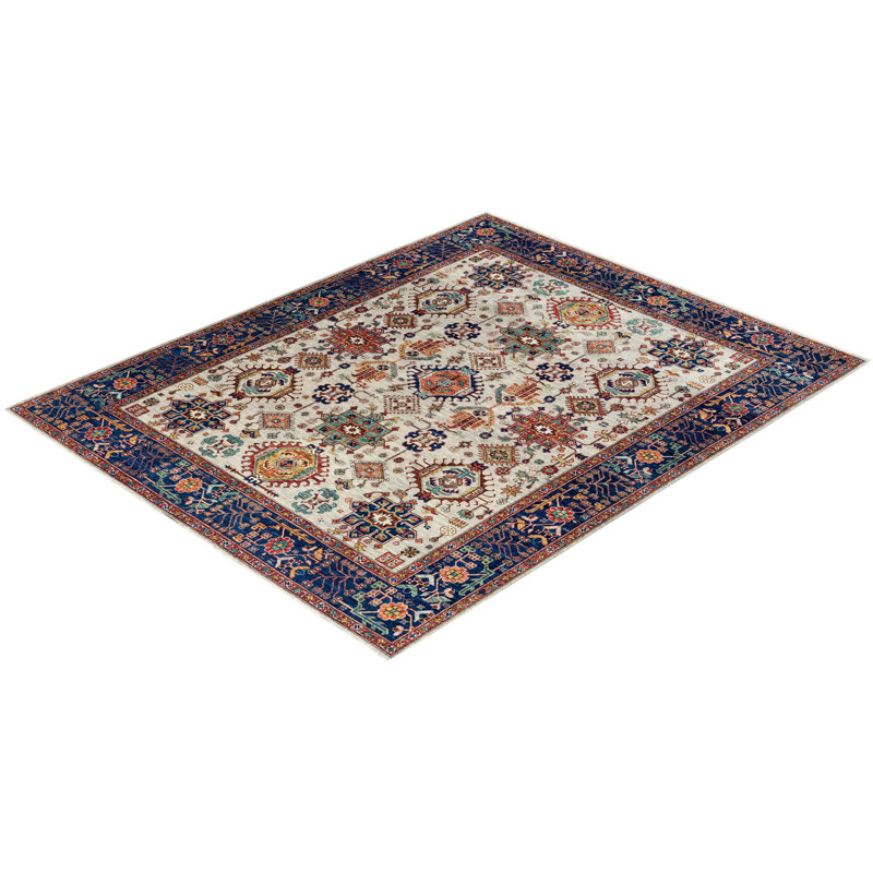 Serapi One-of-a-Kind 8' 0" X 9' 11" Hand Knotted Area Rug
