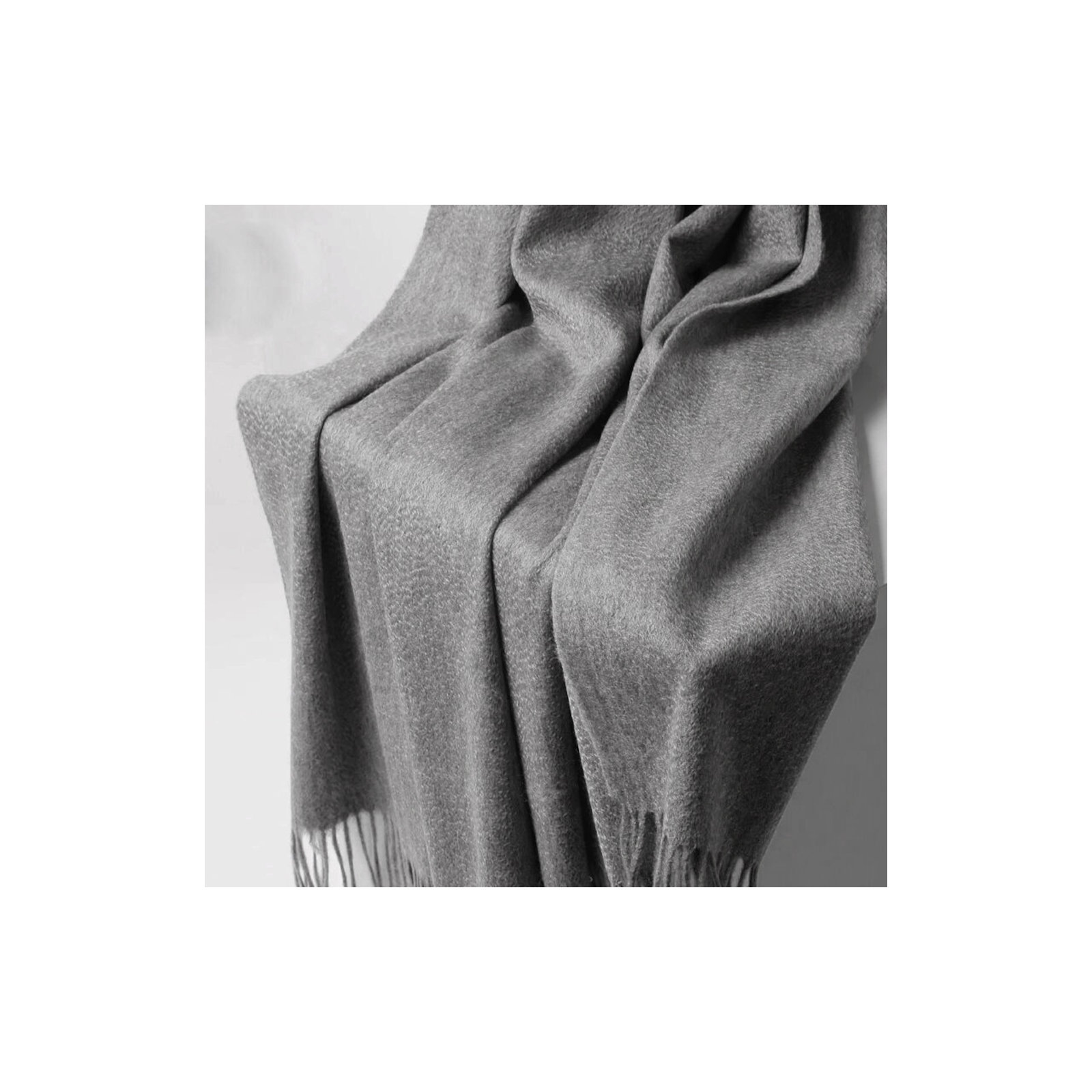 Hudie Quilted Throw Blanket, Ash