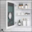 Armoire à pharmacie polyvalente avec miroir à bords biseautés, porte à ouverture sur la gauche et porte sans cadre l 20 po x H 26 po Versatile