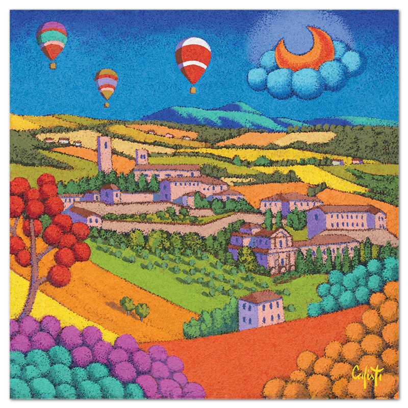 San Severino Marche by Stefano Calisti - Unframed Print, 70cm H x 70cm W