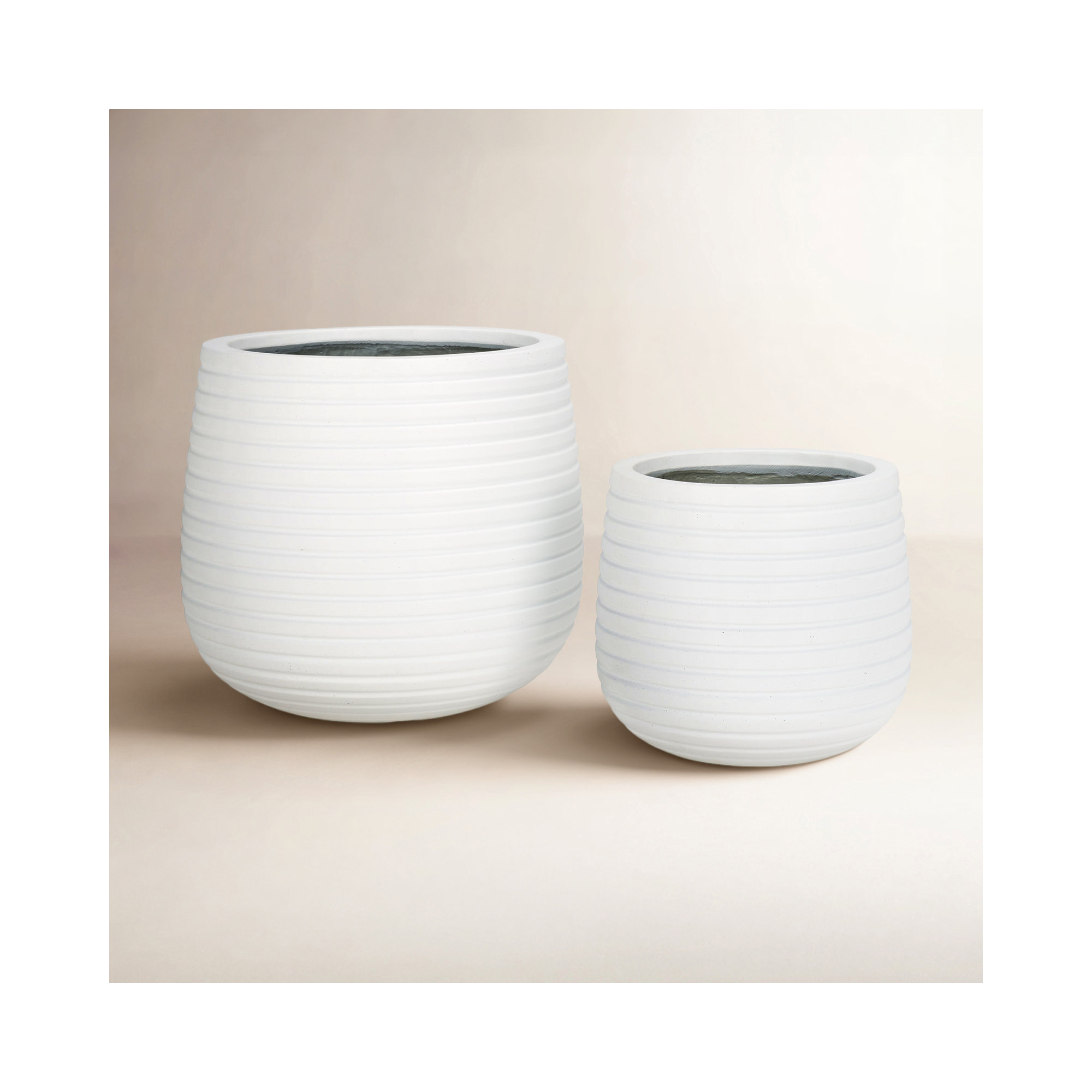 Bozana Pot Planter, White