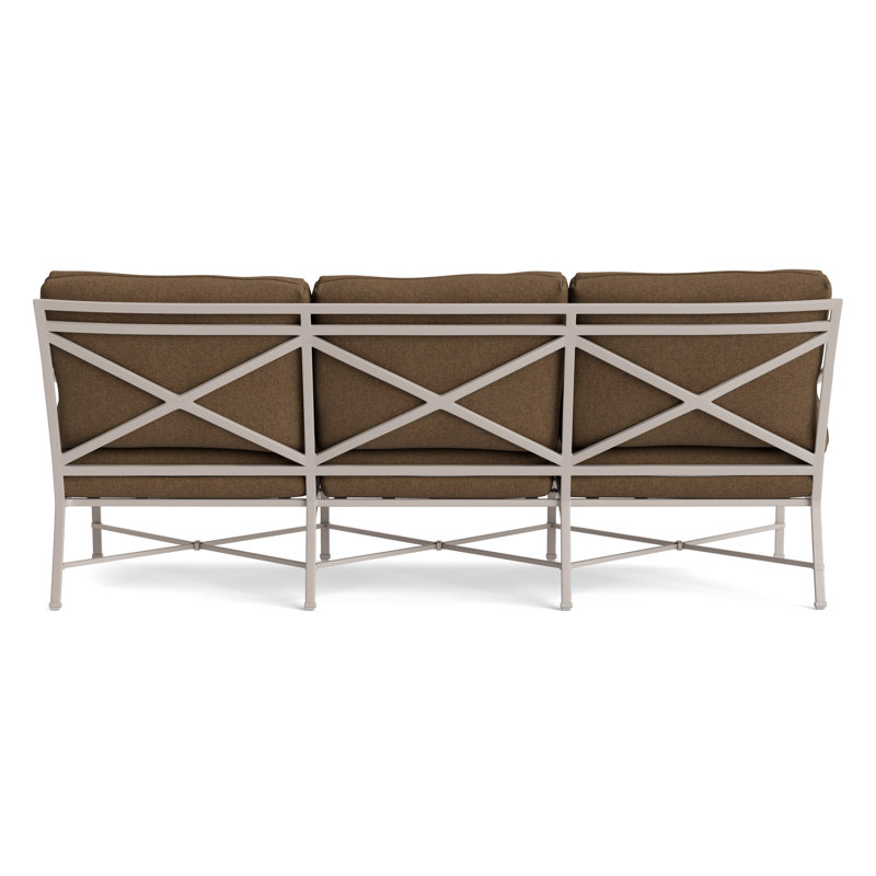 Venetian Outdoor 3 - Seat Patio Sofa, Fusion Moccasian, Dove