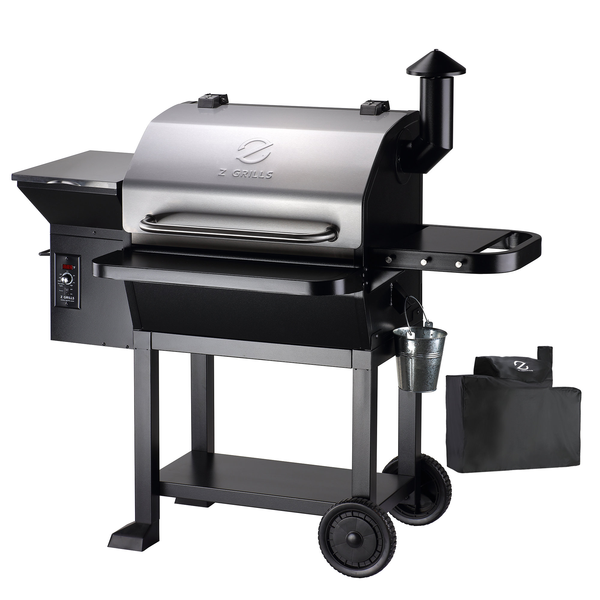 Z GRILLS POWERHOUSE 1056 sq.in Cooking Area Wood Pellet Grill & Smoker