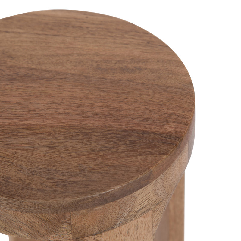 Chewelah Solid Wood End Table, 23" H x 8" W x 8" D, Natural