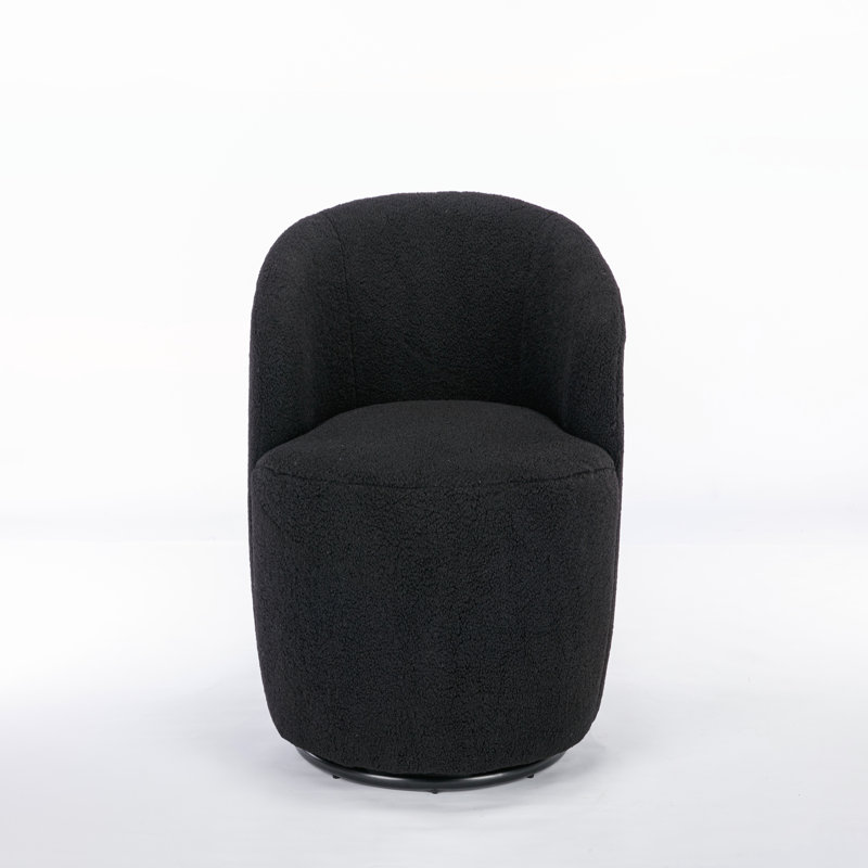 Accent Chairs, Black Teddy