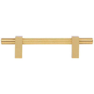 Larkin 3 Knurled Center Bar Pull