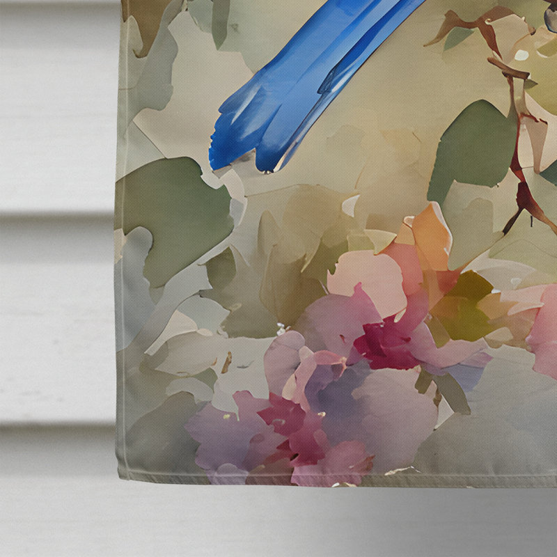 Large Multicolor Polyester Bluebird Garden House Flag