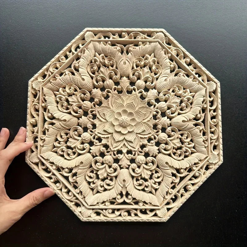 Decorative Wooden Octagonal Wall Art