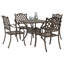 4 - Person Patio Dining Set with Square Table-1199393872