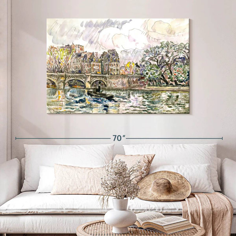 Sirci Paris La Place Dauphine, H 32 po x l 48 po
