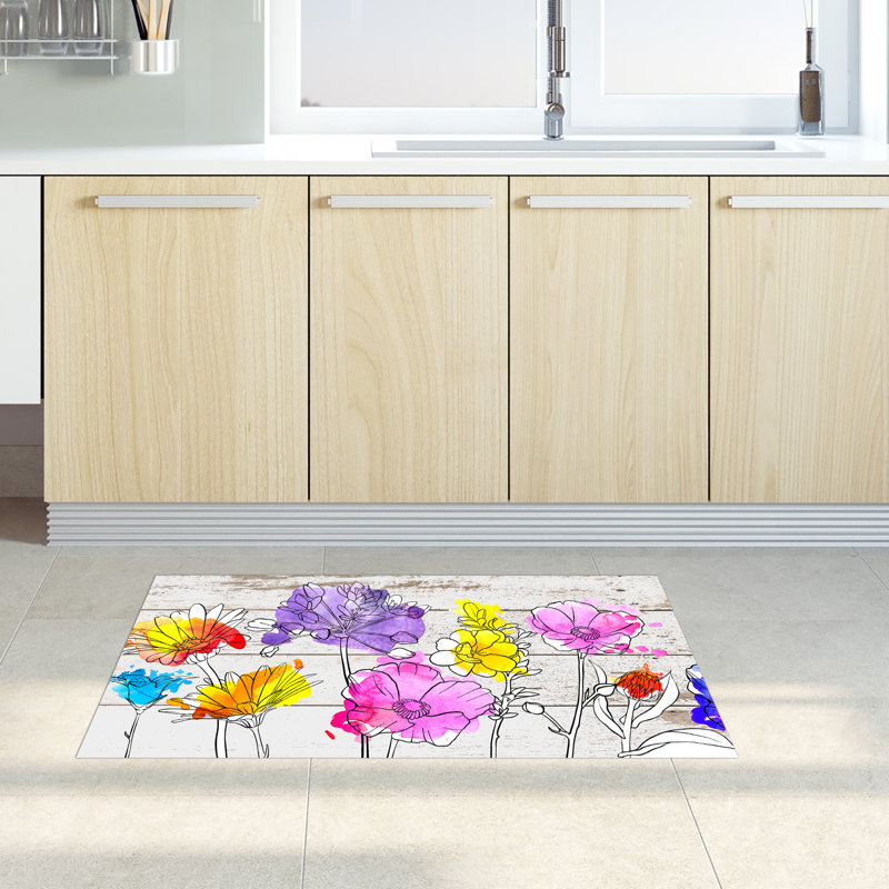 Furnell Floral Area Rug, Rectangle 52 x 280cm