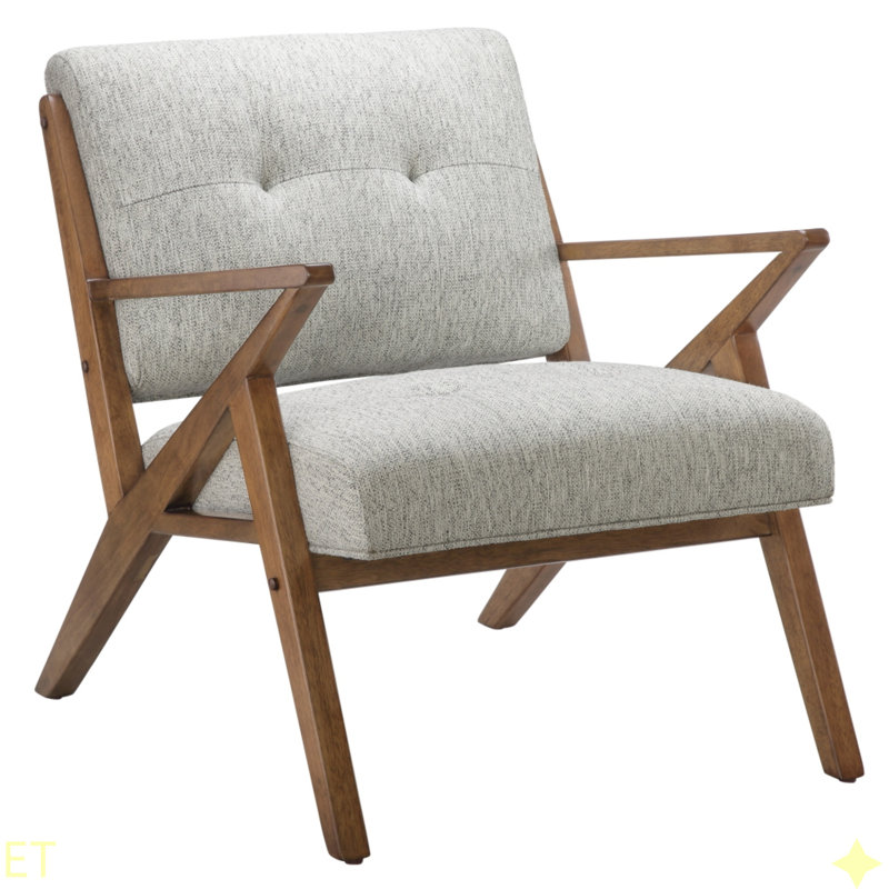 Méridienne Lounge, Mid Century Modern, Gris clair