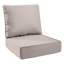 Ensemble de coussins pour chaises d'extérieur (2 pièces) : 53 x 56 cm + 56 x 61 cm (profondeur assise et dossier) pour mobilier de jardin.-1523145899