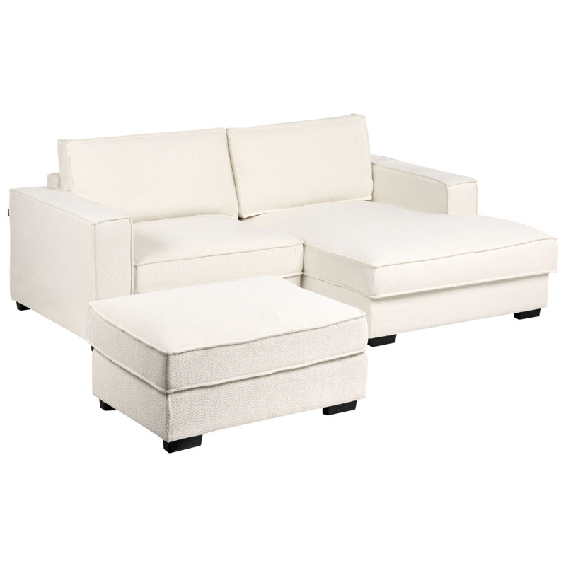 Talyah 2 Seater Corner Sofa , Light Beige