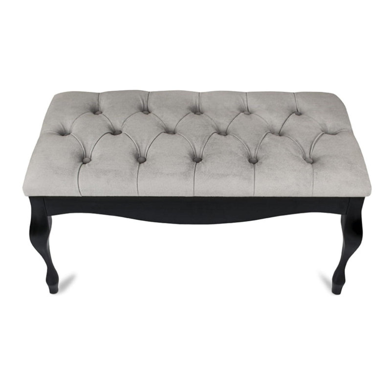 Cummington Velvet Upholstered Bench, 40cm H x 100cm W x 40cm D